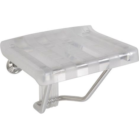 Siège de douche escamotable transparent HELP 38x33x30cm (1/3)
