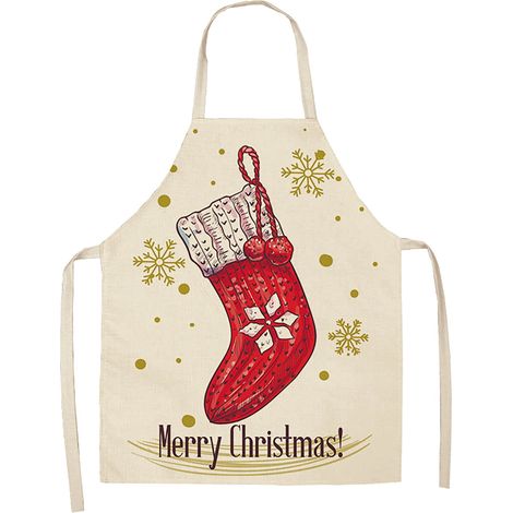 Tablier De Cuisine - Tablier De Boulangerie Et De Grillade - Motif Plaid Buffalo Noir Et Rouge - Ajustable - Pour Adultes - 1 Pièce (1/5)