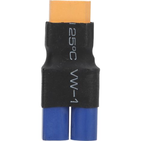 Adaptateur XT60 Femelle vers EC5 Mâle pour Batterie RC - Sécurisé et Sans Fil - Pour Voiture, Avion, Bateau RC (1/5)