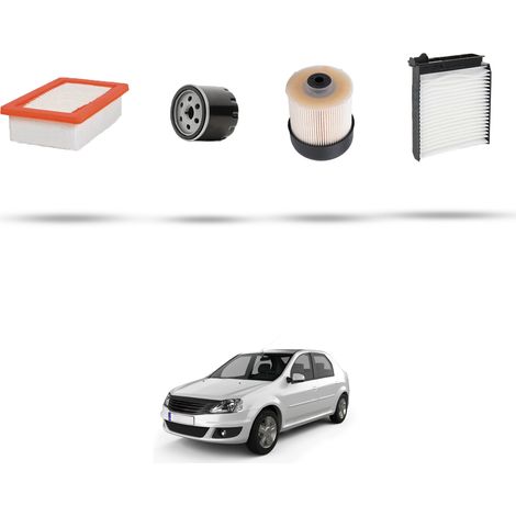 Kit tagliando 4 filtri compatibile con Dacia Logan 1.5 Dci 55kw dal 2010 (1/5)