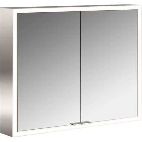 emco prime Armario con espejo iluminado, 800 mm, 2 puertas, con (1/5)