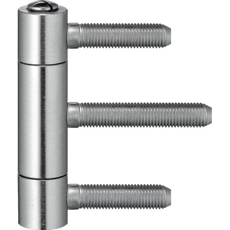 Simonswerk Ht-Band Baka® C 1-20 WF 3-teilig Flachkopf Edelstahl matt gebürstet (1/5)