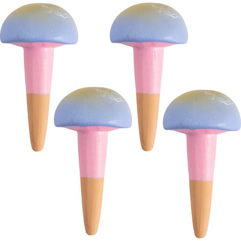 Plant Watering Globes Marque Propriétaire Modèle Classique Boules Irrigantes en Terre Cuite Rose (4 Pièces, 16.2x8.2 cm) pour Plantes Autonomes (1/5)
