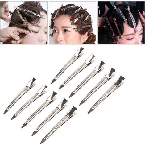 20 Metall-Entenschnabelclips für den Salongebrauch, professionelle Haarstyling-Werkzeuge zum Scheiteln und Stylen der Haare (1/5)
