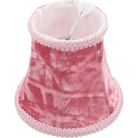 Paralume in tessuto vintage, adatto per lampade da tavolo e lampadari di cristallo lampada piccola ombra clip elegante, perfetto per la decorazione di interni di soggiorno. (1/5)