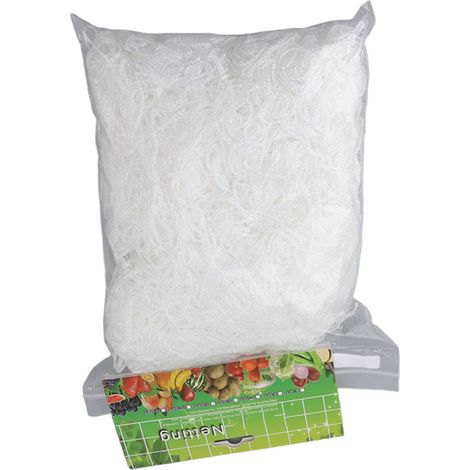 Filet de treillis blanc en polyester pour plantes grimpantes de jardin, fruits et légumes, multicouches, pour la maison, le jardin et la ferme, 1,5 x 18 m (1/5)