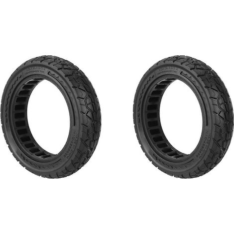 pneus noirs NEDONG 10x2.125 tout-terrain pleins pour F20/F25/F30/F40 (1/5)