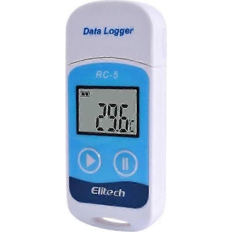 Enregistreur de données de température numérique USB haute précision Elitech RC-5, compatible avec les entrepôts, le stockage frigorifique et le transport en laboratoire. (1/5)