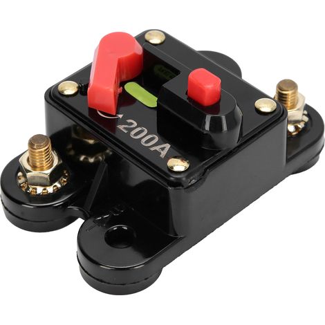 12–24 V DC-Leistungsschalter-Sicherung mit manuellem Reset für Autoradios, Boote und LKWs, 200 A