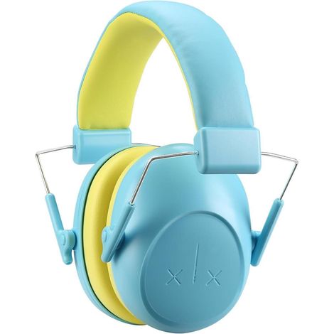 Gehörschutz Kinder Ohrenschützer NRR24dB Kopfbügel Blau (1/5)