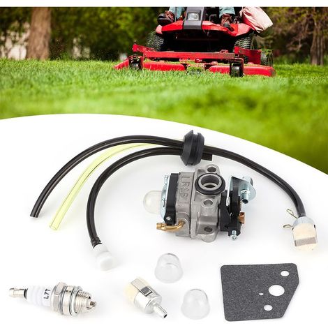 Kit de carburador y línea de combustible para Honda GX31 GX22 FG100 Little Wonder Mantis Tiller 16100-ZM5-80 (1/5)