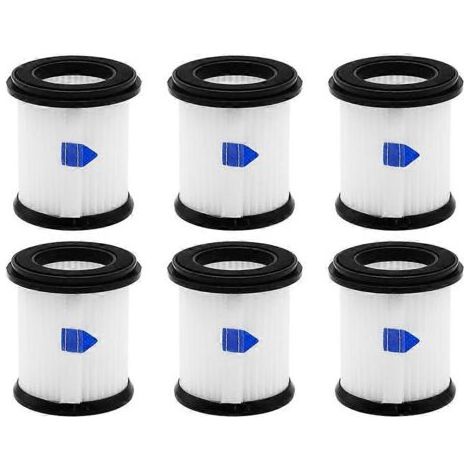 6er-Pack HEPA-Filter mit Ersatz-Netzfilter für INSE N5S S6T S6P Pro Akku-Staubsauger – Ersatzteile (1/4)