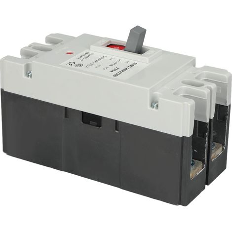 Disjoncteur bipolaire MCCB pour protection de batterie solaire, interrupteur sectionneur, protecteur 250 A 500 V (1/5)