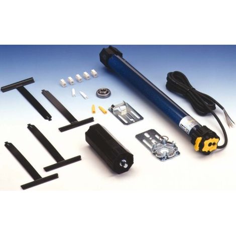 Somfy – Moteur tubulaire pour motorisation de volet 1039409 – Kit standard 15/17 – Tension 230V – Couple max 15Nm – Installation facile
