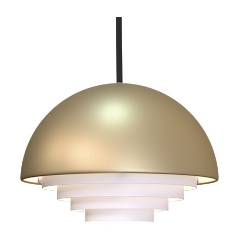 herstal Dome Suspension Plafonnier Laiton 1x E27