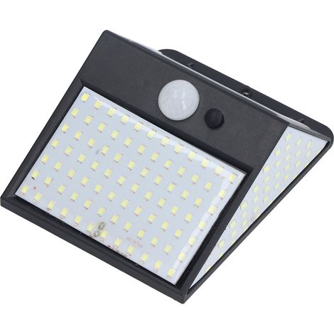 Solarbetriebene LED-Gartenleuchte mit Bewegungsmelder, hoher Lichtausbeute, weiß, mit integriertem Akku, sofort einsatzbereit geliefert (1/5)