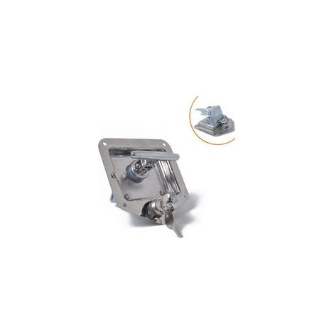 T Forme Acier Inoxydable Remorque RV Voyage Serrure Anti-vol Boîte À Outils Poignée Serrure de Porte pour Caravane Camion Camp Motorhome Patrol Car (1/4)