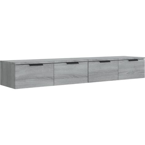 Maison Exclusive - Wandschränke 2 Stk. Grau Sonoma 68x30x20 cm Ho