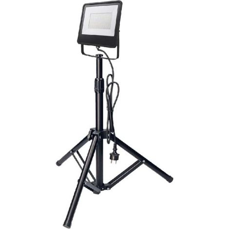 Projecteur Led 100w Sur Trépied éclairage De Chantier Puissant Et Mobile - Edm (1/3)