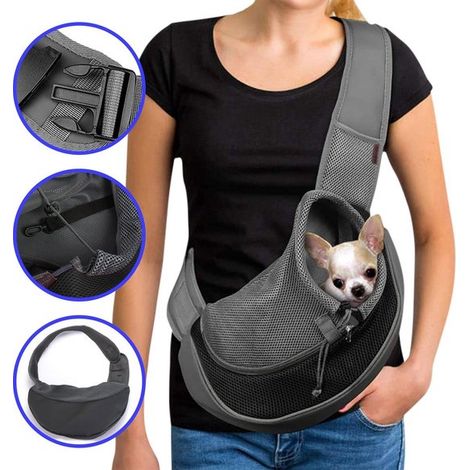 Sac de transport pour Chiens - Porte-chien - Porte-chien - Porte-chien - 46 x 25 CM - Sac de transport Chiens Jusqu'à 10 KG (1/5)