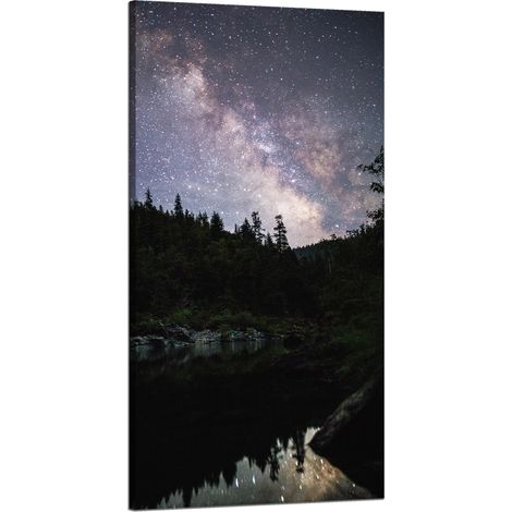 Leinwanddruck Weltraum Sternenhimmel 60x120