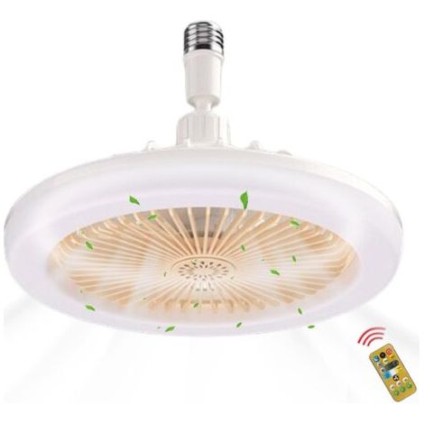 QORVA-Jaune, ventilateur de plafond LED, lumière de ventilateur de plafond, télécommande de ventilateur de plafond, ampoule de ventilateur de plafond, ventilateur de chambre, lumière de ventilateur de
