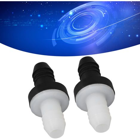Lot de 2 clapets anti-retour 3/8 pouce (10 mm), clapets anti-retour unidirectionnels en plastique, clapets anti-retour miniatures de qualité alimentaire, CDAV6 (1/5)