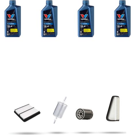 Kit tagliando 4 FILTRI e 4L OLIO compatibile con Chevrolet Lanos 1.5 73KW dal 97 al 99 (1/5)
