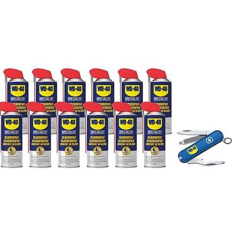 Kit de spray Silicones, 12 pièces, avec Couteaux de poche suisses gratuits