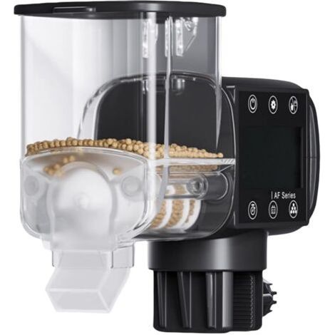 Mangeoire automatique pour tortues - Alimentée par piles - Minuteur numérique programmable - Distributeur de nourriture intelligent pour les vacances, les voyages en plein air, la maison
