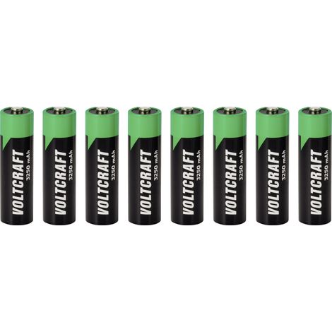 VOLTCRAFT Mignon (AA)-Akku Li-Ion 3250 mAh 1.5 V 8 St. (1/4)
