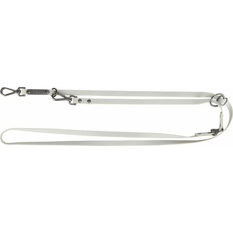 Guinzaglio regolabile per cane Trixie CityStyle Grigio chiaro S/M (1/4)