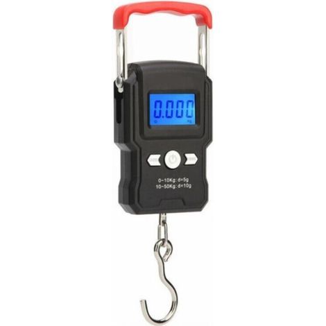 Balance de cuisine électronique suspendue, précision double, rétroéclairage LCD, capacité 50 kg / résolution 5 g (1/5)