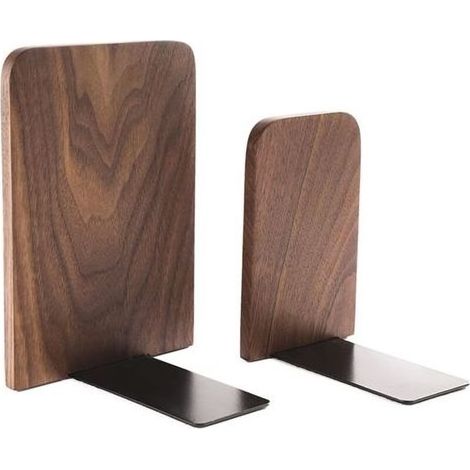 Tighten Delivered, spacer Delivered, Bracket of Tighten-Delivered in Walnut Black for shelves, Bracket of Storage for Organizer of Tighten-Delivered non-slip 17x13 cm for the Home, The Desk- (1/5)