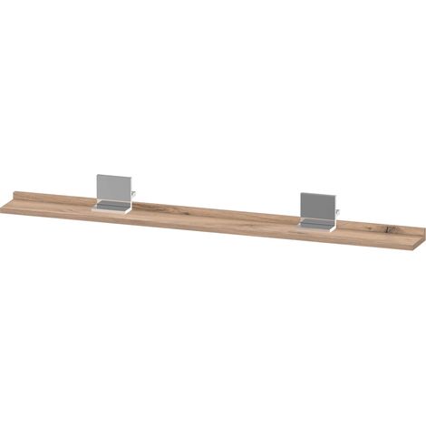 Estante Duravit Sivida, soporte cromado, 1200x115x35mm,
