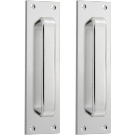 Manillas para puertas correderas - Aleación de aluminio - Para puertas cortafuegos - 19,9 cm (1/5)