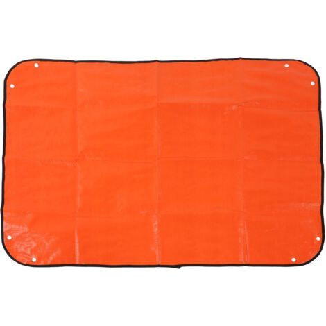 Large Pot Mat for Transplanting and Waste Control Orange - (1/5)