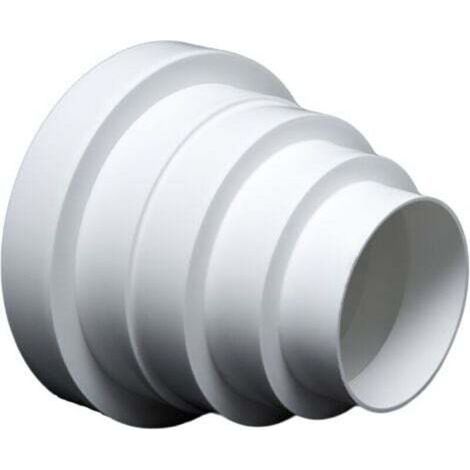 Réduction ronde universelle pour systèmes de ventilation de diamètres de 80 à 150 mm - Conduit RDRC (1/4)