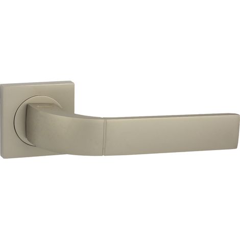 DOMINO Poignée de porte FOKUS-QR M91 Nickel Satin velvet Poignée Sans rosace Nickel satiné (1/5)