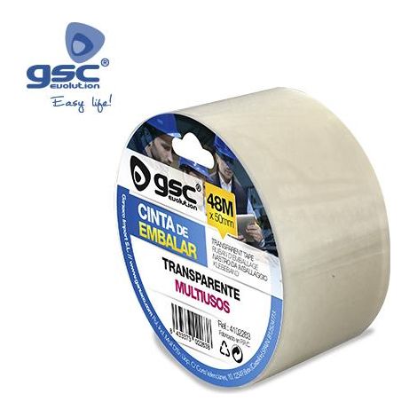 Nastro da imballaggio trasparente 50mm 48M GSC 004102263
