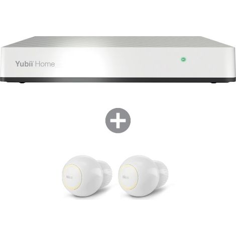 Kit box domotique Yubii Home et 2 têtes thermostatiques pour gérer latempérature - NICE - (1/3)
