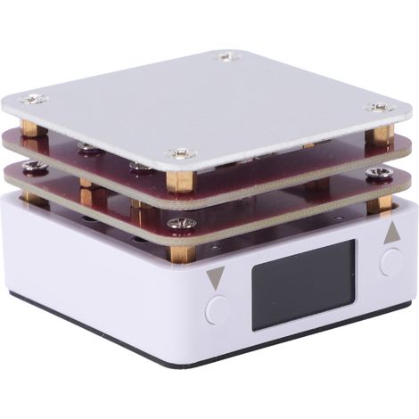 Plaque chauffante de soudage 20 V 65 W, station de préchauffage électrique numérique avec contrôle précis de la température pour le soudage de LED, la réparation de téléphones et une utilisation en la (1/5)
