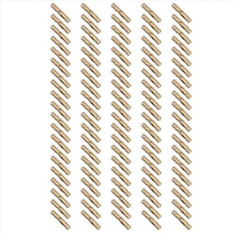 Unsichtbare Messingscharniere für Schmuckkästchen aus Holz, 100 Stück, Abmessungen 4 x 20 mm (1/5)