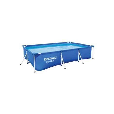 PISCINA STEEL PRO RETTANGOLARE TELAIO PORTANTE CM.300X201X66H.S/FILTRO kg.19,6 lt.3.300 (art.56404) BESTWAY
