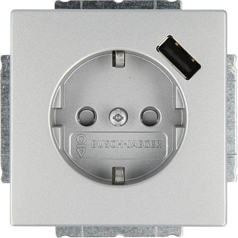 Mécanisme prise SCHUKO® USB sécurité enfants future® linear