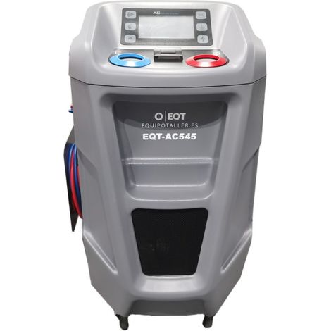 EQT – Machine à air climatisée à gaz double R134a et 1234yf – Écran tactile numérique 7" – Récupération automatique – Compatible véhicules essence et hybrides