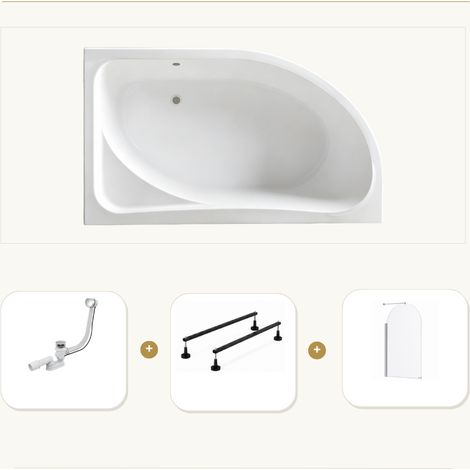 Baignoire CALMA 170x100 gauche sans tablier (1/5)