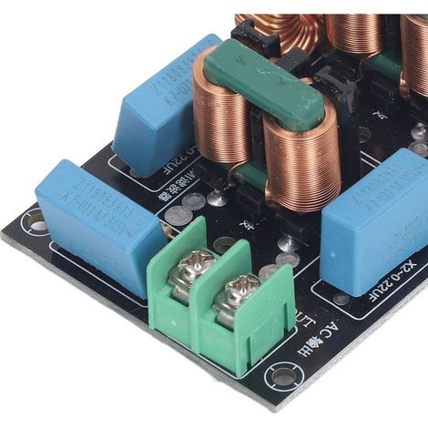 Filtre de puissance EMI EMC 10A à 3 étages, monophasé FCC, Module anti-interférence, alimentation AC 110-250V (1/5)