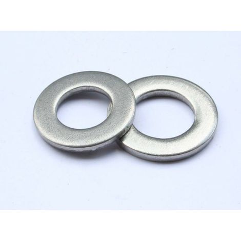 Rondelle - DIN 125A - Filetage M14 - Trou 15 mm - Diamètre Extérieur 28 mm - Épaisseur 2,5 mm - Acier Noir - Lot de 1000