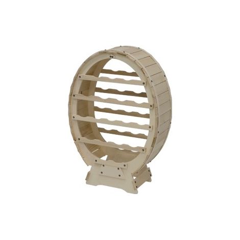 PORTABOTTIGLIE PORTAVINO BOTTICELLE ALBERIAMO 18 POSTI  CM.51x23xH74 (1/7)